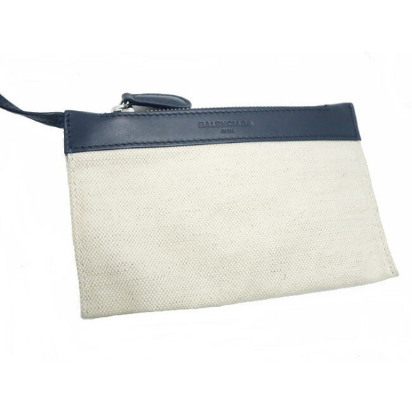 Balenciaga Shoulder Bag Blue Bucket Leather Blue Natural - Picture 7 of 8